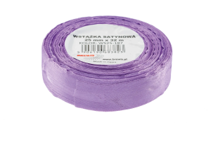 Wstążka Satynowa Lawendowa 25mm (Na Metry)