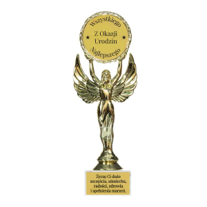 Statuetka Okolicznościowa Victoria "Z Okazji Urodzin" (Z życzeniami)