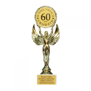 Statuetka Victoria "W Dniu Twoich 60-tych Urodzin"
