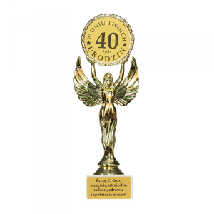 Statuetka Victoria "W Dniu Twoich 40-tych Urodzin"