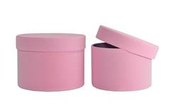 Flowerbox Welurowy Autumn Pink 15 cm | Małe Pudełko Brudny Róż