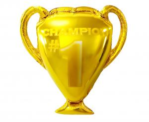 Balon foliowy Puchar złoty, 50x48cm