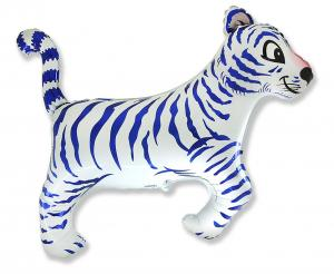 Duży Balon Foliowy Biały Tygrys 24" (90 cm)