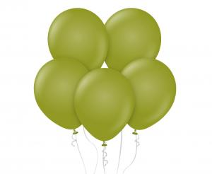 Profesjonalny Duży Balon Lateksowy Kalisan 18" (46 cm) – Retro Olive (Stonowana Zieleń) 1 szt.