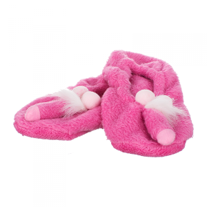 Śmieszne Kapcie Balerinki PENIS Pluszowe Różowe