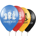 Balony z Nadrukiem Reklamowym 1 Kolor / 1 Strona + Patyczki (BELBAL)