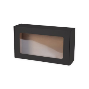 Pudełko ozdobne na prezent granatowe M