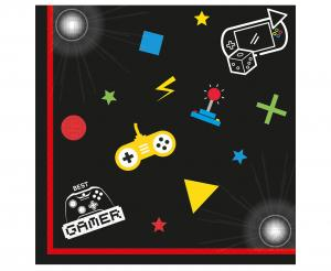 Serwetki Papierowe dla Gracza Gaming Party 33x33cm - 20 szt.