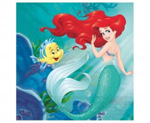 Serwetki Papierowe Mała Syrenka Ariel Disney 33x33cm - 20 szt.