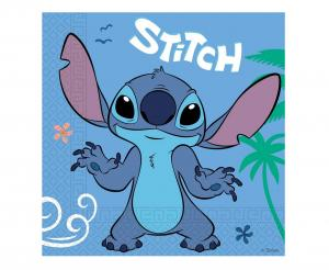 Serwetki Papierowe Stitch Disney Niebieskie 33x33cm - 20 szt.