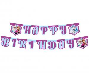 Baner Girlanda Happy Birthday Kraina Lodu Frozen 210cm 