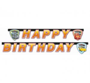 Baner Girlanda Happy Birthday Auta Cars Zygzak McQueen 200cm 