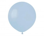 Balon Lateksowy Gigant 19" Gemar Pudrowy Błękitny (Powder Blue) – Na Sztuki | Tychy