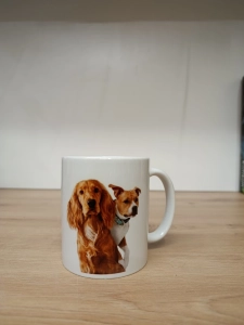 Personalizowany Kubek z Twoim Zwierzakiem 330ml Red Orca – Sublimacja | Tychy