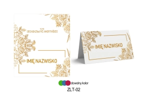 Winietka Personalizowana VEX ZLT+01 – Złoty Wianek | Papier Foto 260g | Tychy (1)