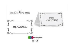 Personalizowana Winietka VEX ZLT+08 – Królewski Złoty Wieniec | Papier Foto 260g | Tychy