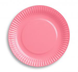 alerzyki Papierowe Różowe 18cm (6 szt.) | Zabawne Wydry Tychy