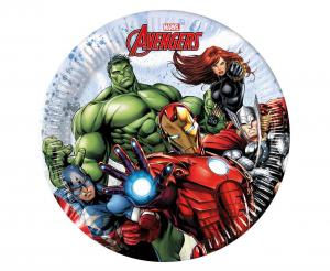 Talerzyki Papierowe Avengers Mighty Avengers 20cm (8 szt.) | Zabawne Wydry Tychy