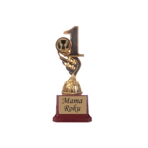 Złota Statuetka Puchar "Mama Roku" 18cm | Zabawne Wydry Tychy