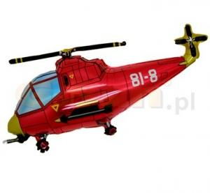 Balon Foliowy Helikopter Mini 14" na Powietrze Czerwony
