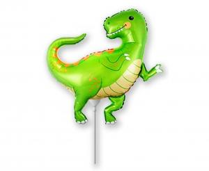 balon-foliowy-mini-dinozaur-t-rex-dino-zielony-na-powietrze-flexmetal