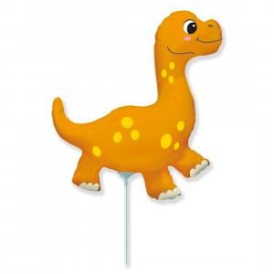 balon-foliowy-mini-dinozaur-pomaranczowy-14-cali-na-powietrze-flexmeta