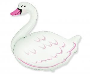 balon-foliowy-mini-labedz-bialo-rozowy-14-cali-na-powietrze-flexmetal