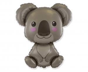 balon-foliowy-mini-koala-szary-zwierze-14-cali-na-powietrze-flexmetal