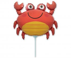 balon-foliowy-mini-usmiechniety-krab-czerwony-14-cali-na-powietrze-flexmetal