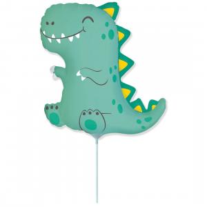balon-foliowy-mini-dinozaur-t-rex-zielony-ksztalt-urodziny-dla-dzieci-dino-party-14-cali-na-powietrze-flexmetal