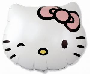 Balon foliowy Hello Kitty 24 cale - dekoracja urodzinowa od Zabawne Wydry Tychy, Katowice, Mikołów