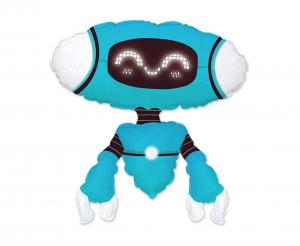 Balon foliowy Robot Blue 24 cale - dekoracja urodzinowa od Zabawne Wydry Tychy, Lędziny, Mysłowice