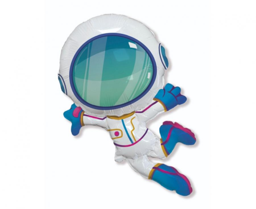 Balon foliowy Astronauta 24 cale - dekoracja urodzinowa od Zabawne Wydry Tychy, Lędziny, Mysłowice