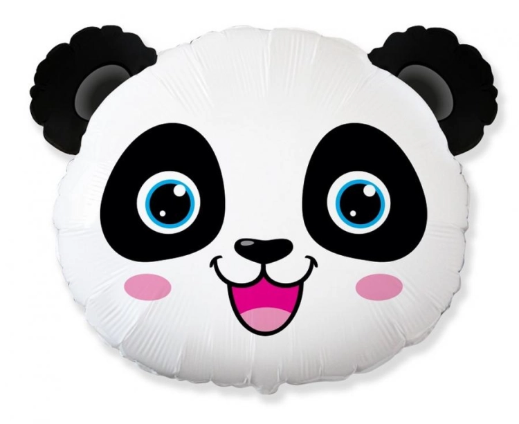 Balon foliowy kształt panda na hel lub powietrze – Sklep Zabawne Wydry Tychy i okolice
