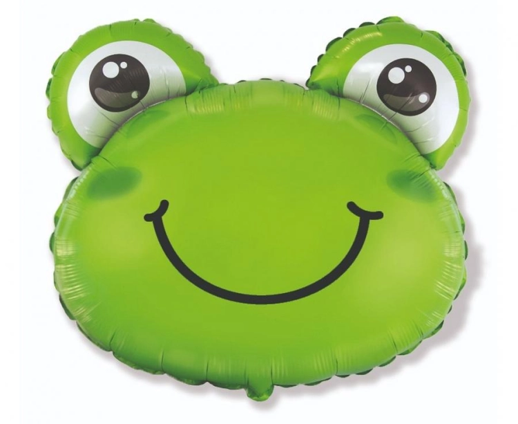 Balon foliowy Żabka zielona 24 cale - dekoracja urodzinowa, baby shower od Zabawne Wydry Tychy, Katowice, Mikołów